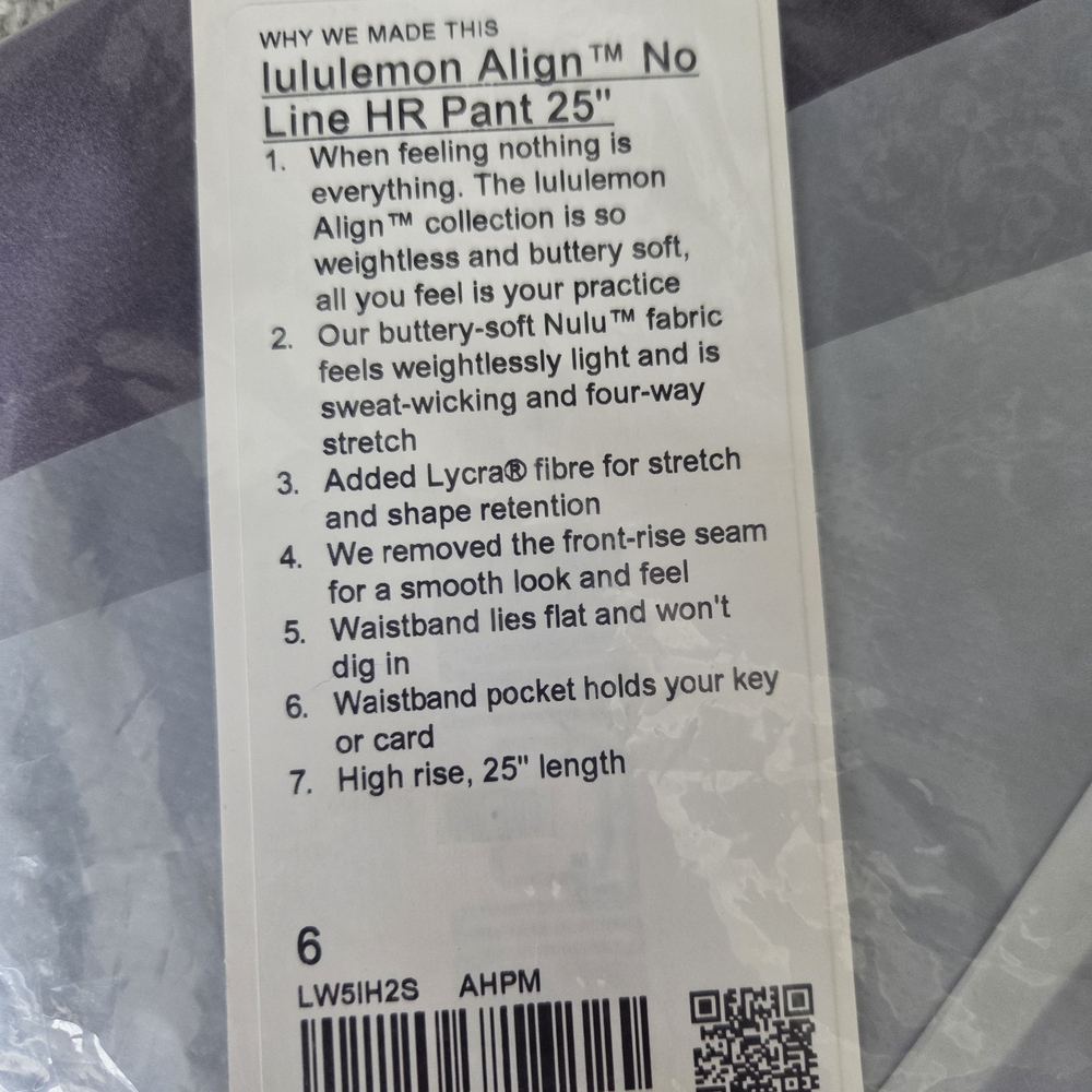 Lululemon Athletica Align Purple Leggings